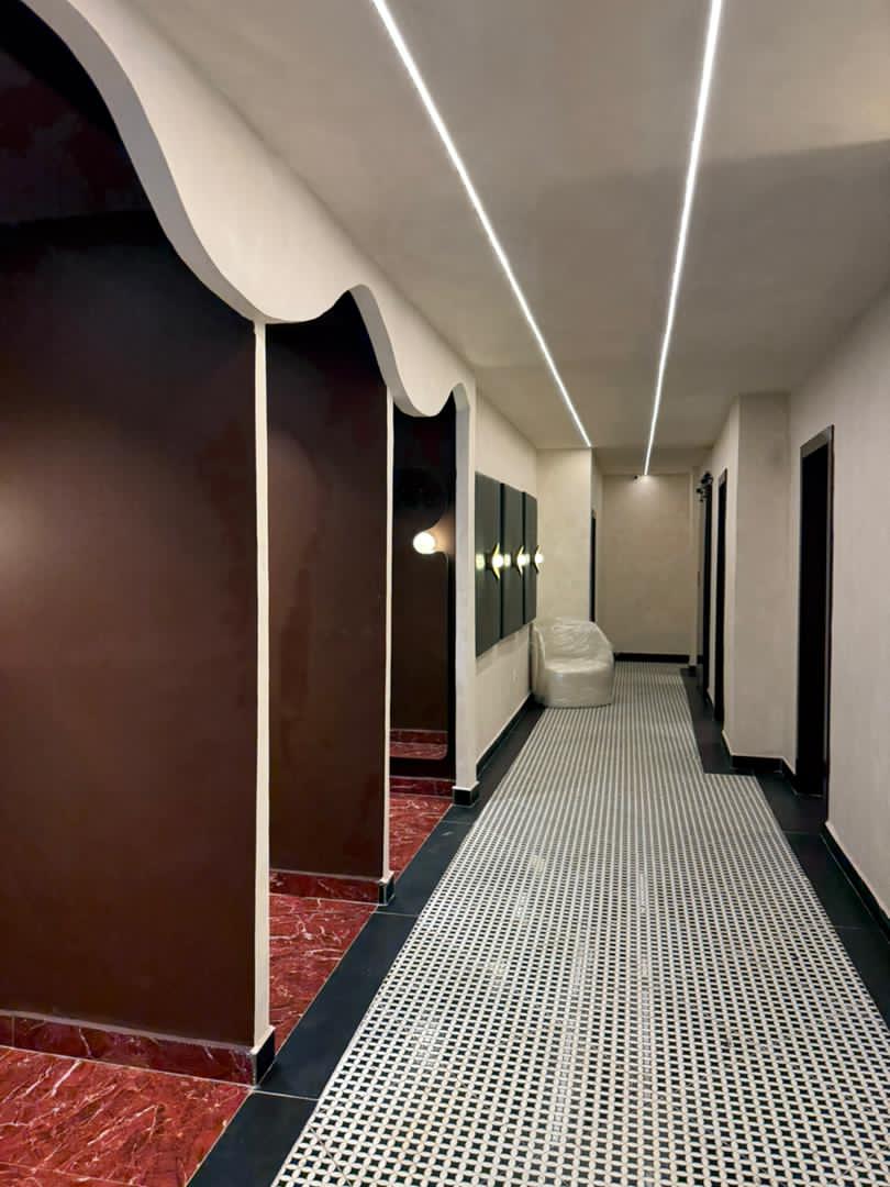 Corridor Arched Panel Finish