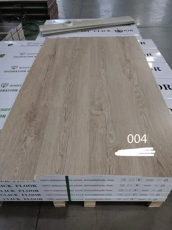 SPC Click Flooring — Light Oak